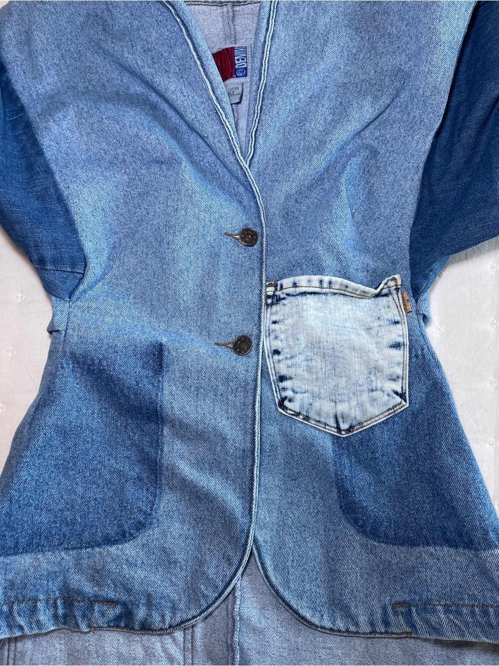 Rare Handmade Vintage Denim Jacket Women's
Small | One-of-a-Kind | 100% Cotton - Picture 6 of 9